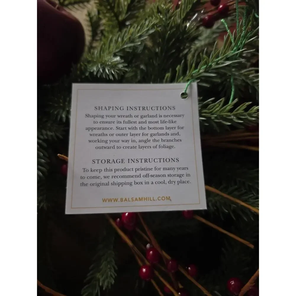 balsam hill heritage spice wreath 26